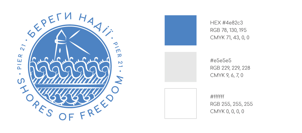 Shores Of Freedom logo colours